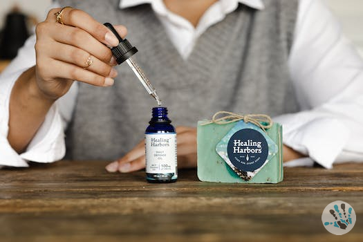 How do you use a dropper bottle for homemade soap?