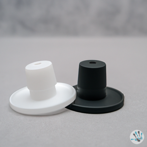 white and black rubber nbr silicone membranes for caps for droppers