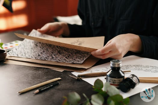 How do you use a dropper bottle for calligraphy ink?