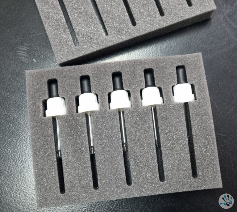 Ensuring Safe Delivery: Introducing Custom Foam Protection for Your Dropper Samples