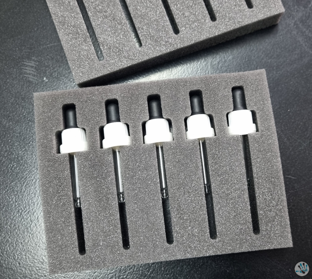 Ensuring Safe Delivery: Introducing Custom Foam Protection for Your Dropper Samples