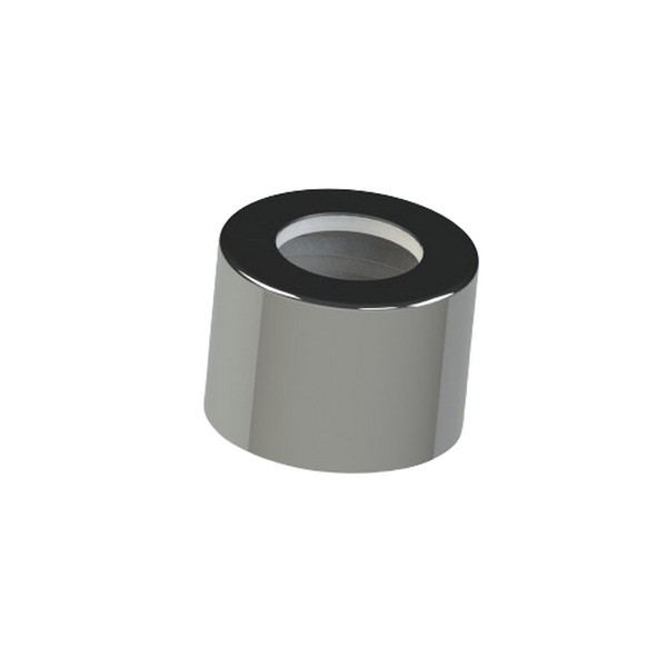 Aro liso ALU Silver para conta-gotas com rosca DIN18