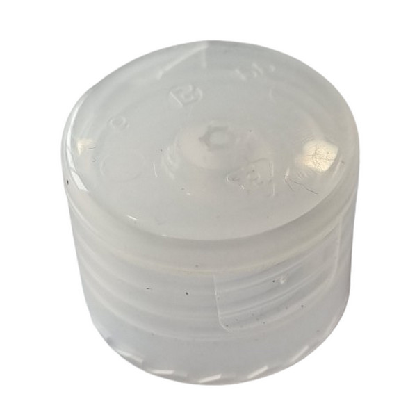 Tappo flip-top in PP trasparente 24/410