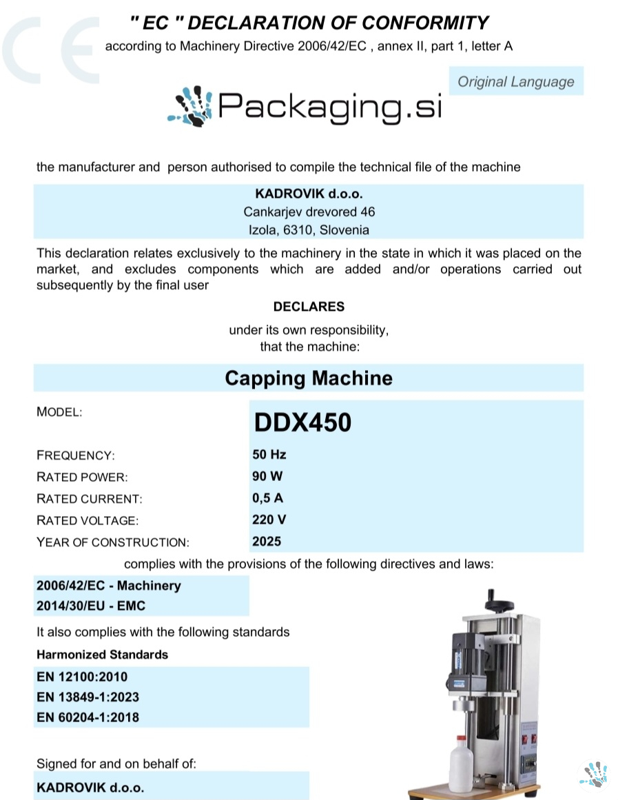 Precision & Compliance: Our Packing Machines with CE Certification