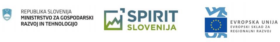 Republika Slovenija, SPIRIT Slovenija, Evropski sklad za regionalni razvoj